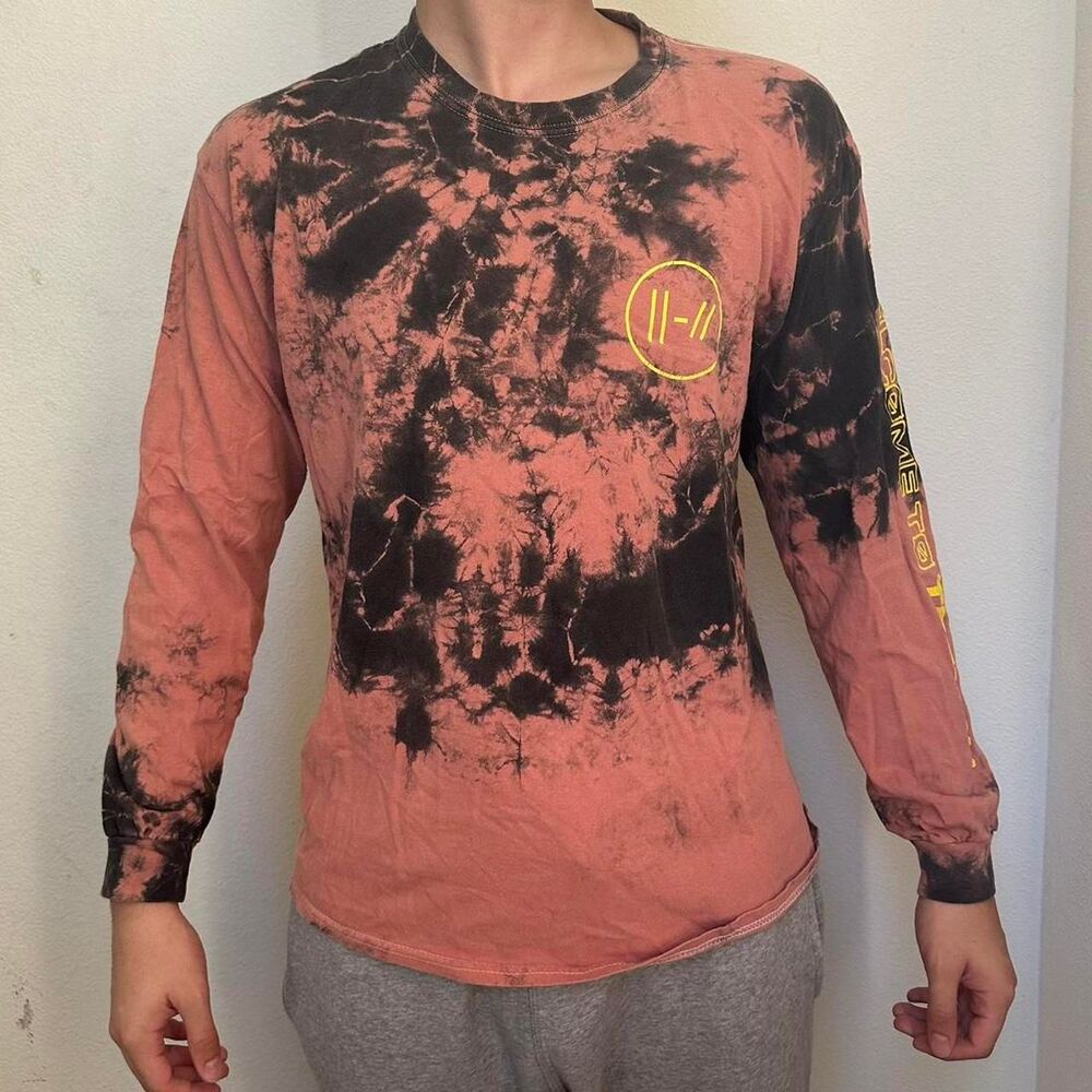 21 Pilots Dystopian Style Tie Dye Longsleeve T-Shirt